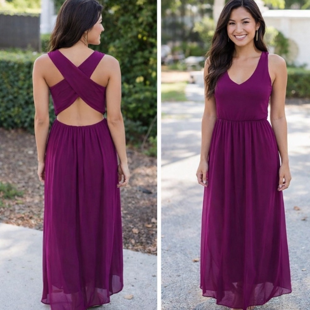 Anthropologie Dee Elle open back hilow dress spring summer party wedding fairy